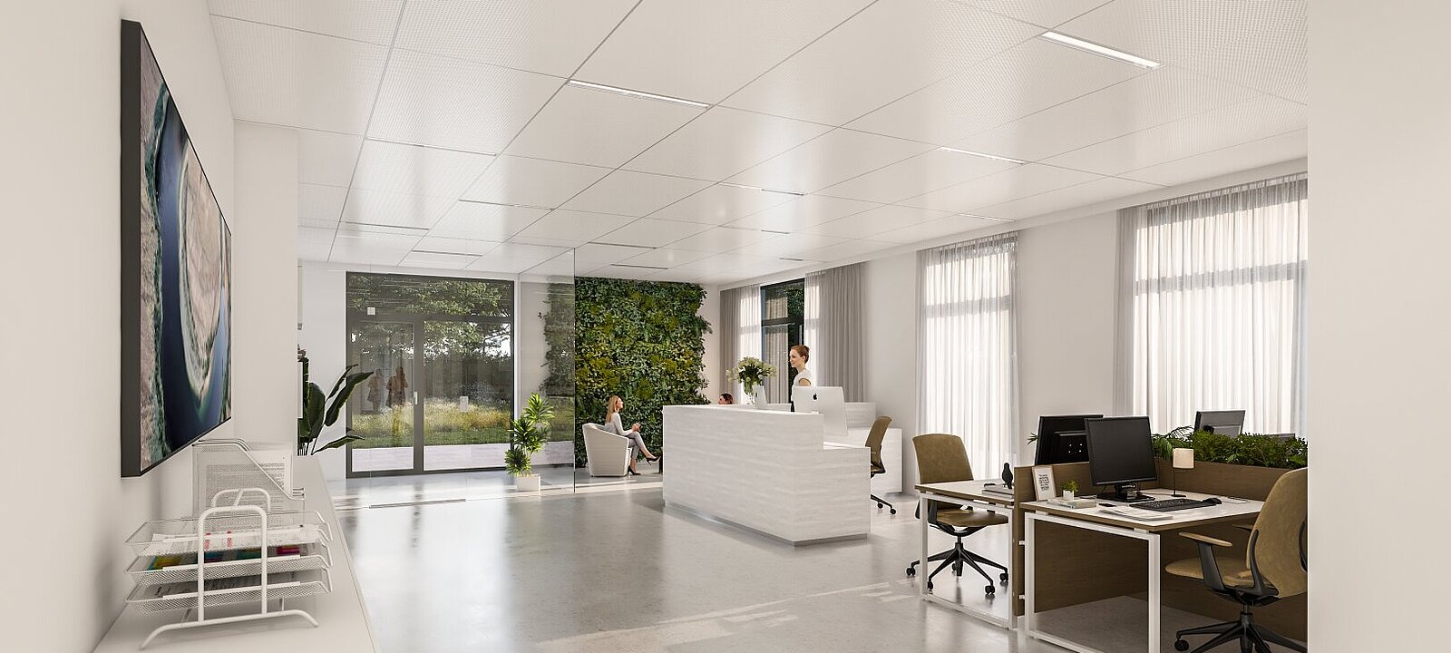 Empfang Wartebereich Büro