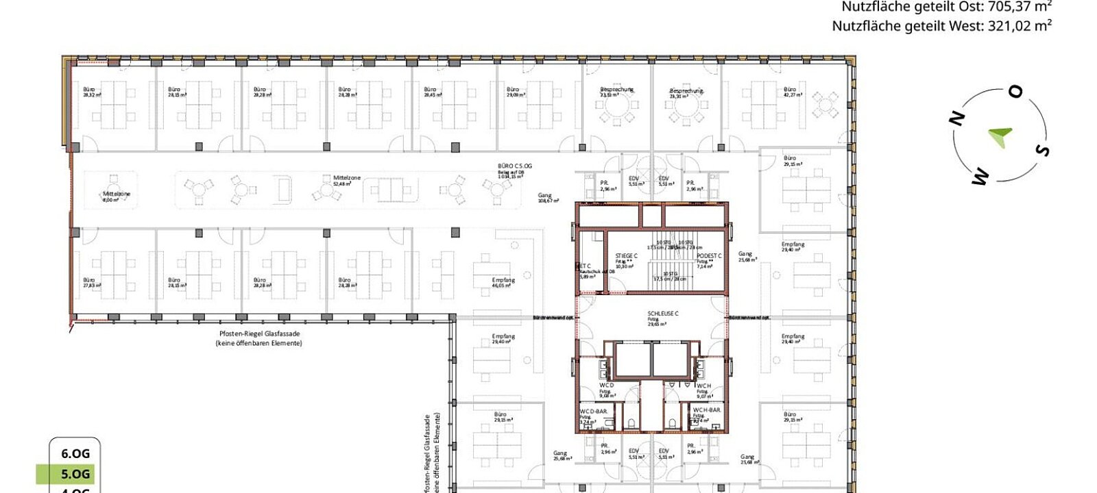 Planskizze Büro 5.OG Vorschlag Planskizze Büro 5.OG Vorschlag