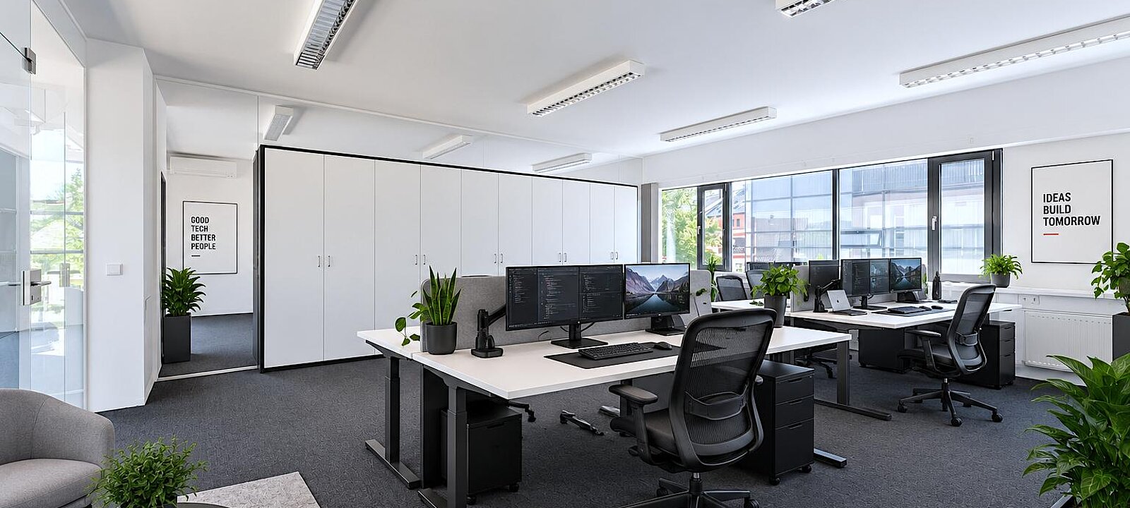 Visualisierungsbeispiel Büro