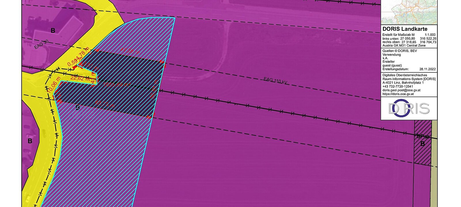 DORIS Widmung 980_2 Schutzzone