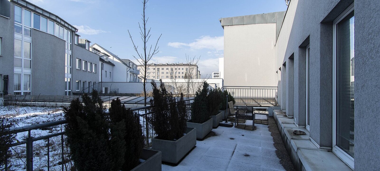 Terrasse Empfangsbereich (Top 1.4)