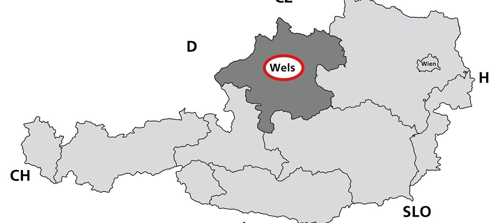 Wels Karte