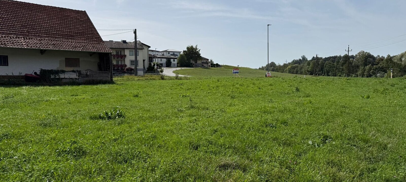 Blick Richtung Westen Blick Richtung Westen