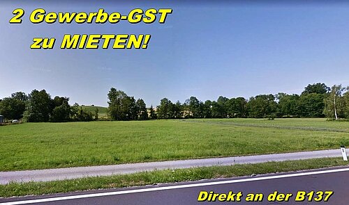 Gewerbegrundstück an der B137 zu Vermieten!