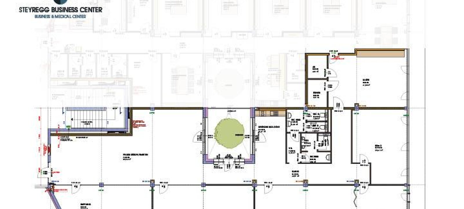 Planskizze 1.OG Südtrakt