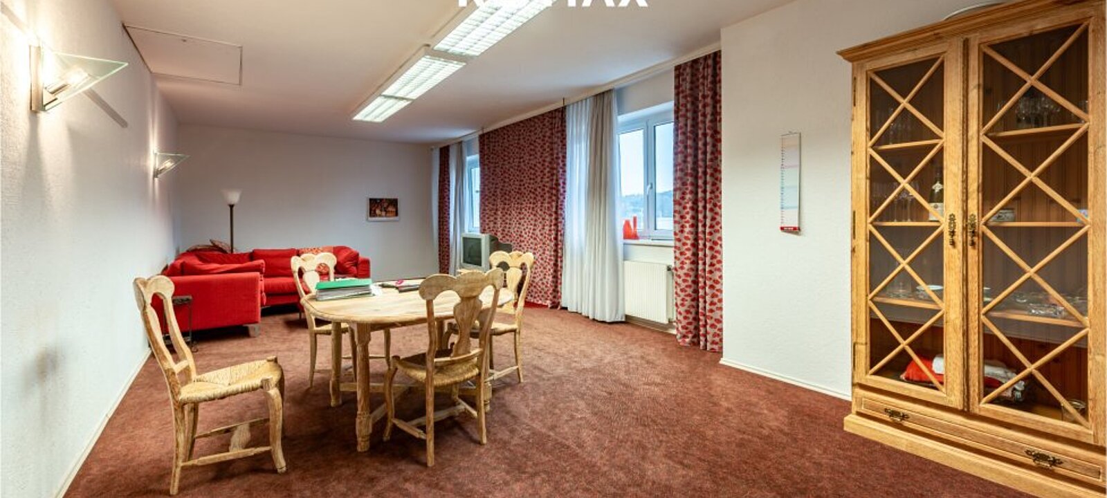 Wohn-/ Essbereich in der Betriebswohnung Wohn-/ Essbereich in der Betriebswohnung