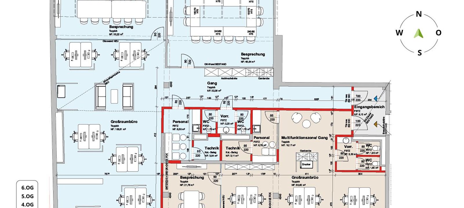 Planskizze Büro gesamt Planskizze Büro gesamt