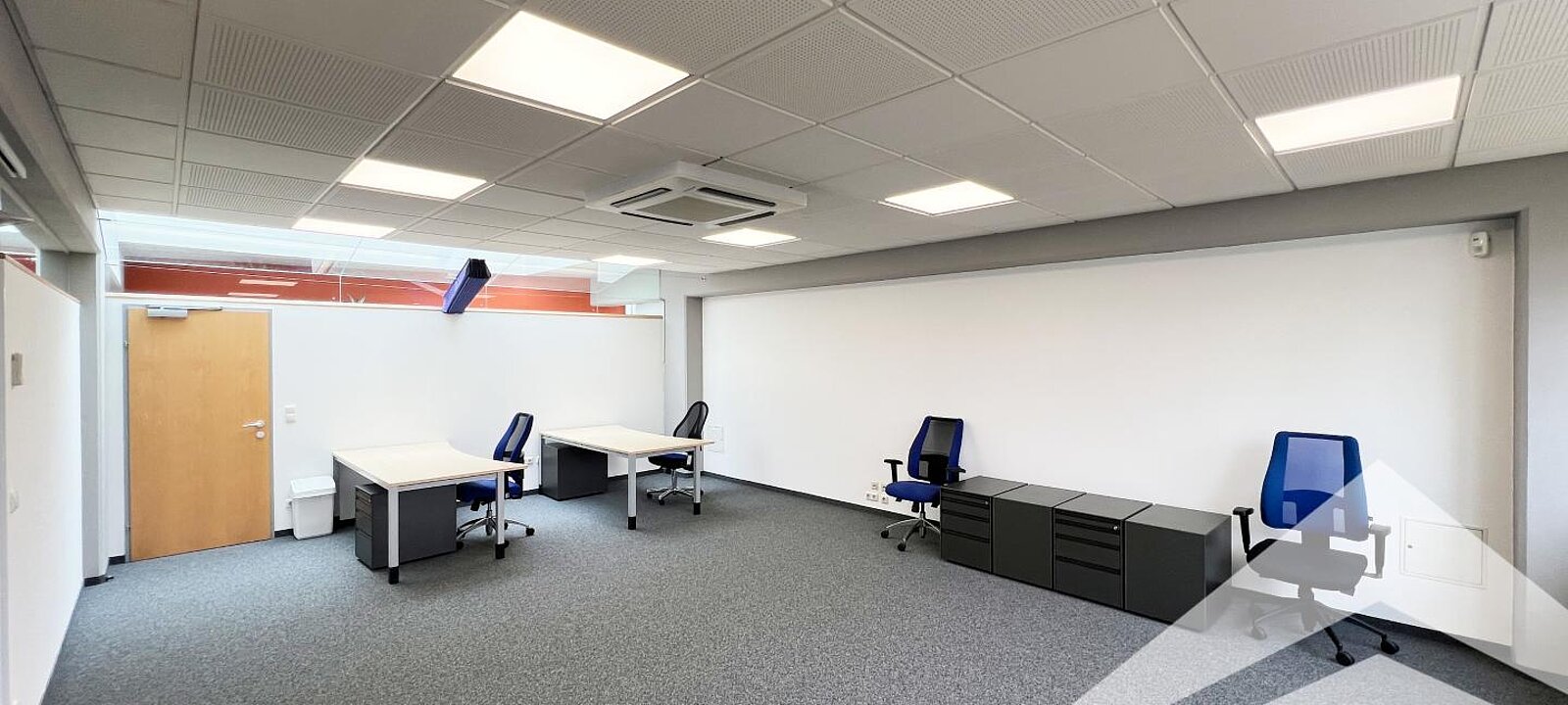 möbliertes Büroraumbeispiel ca. 43 m²