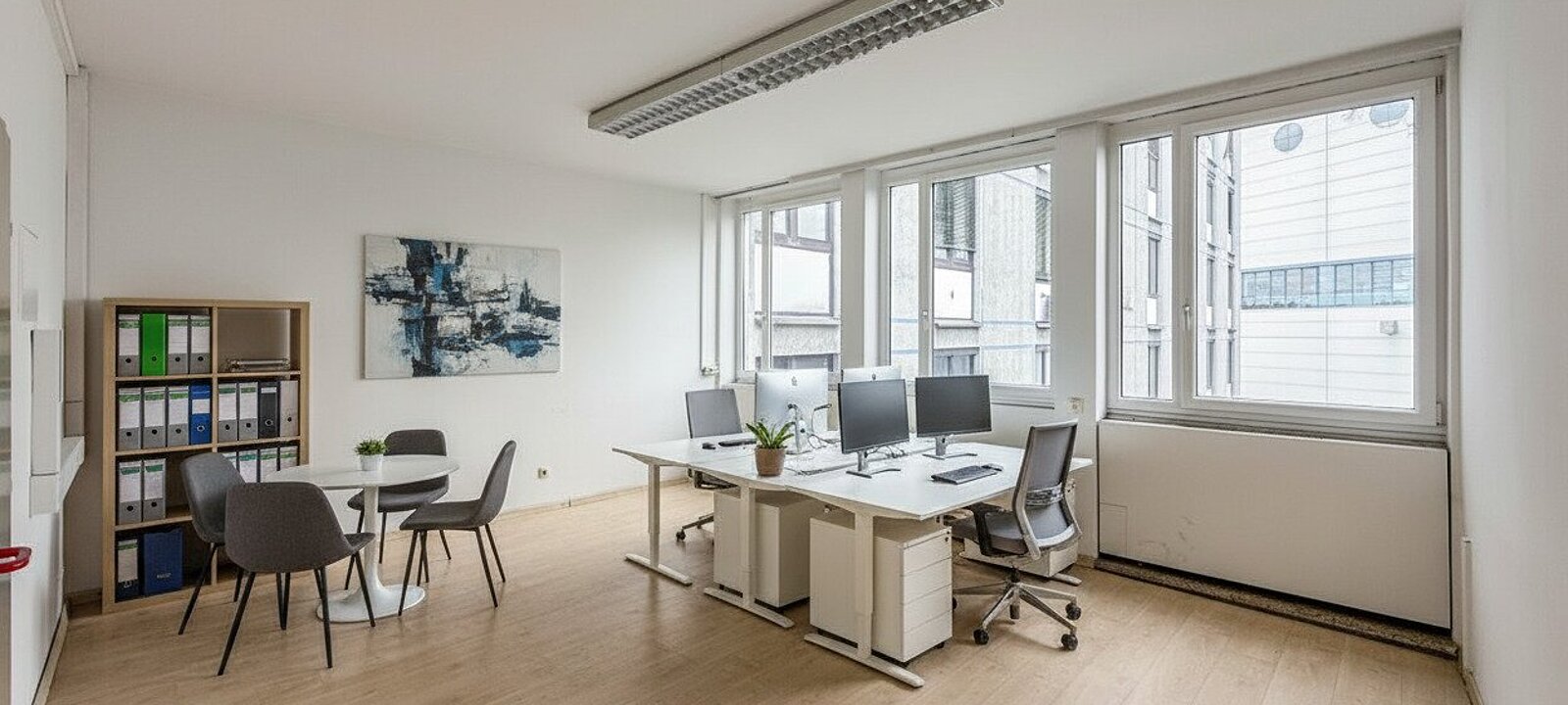 Büro II - KI Visualisierung - mögliche Möblierung