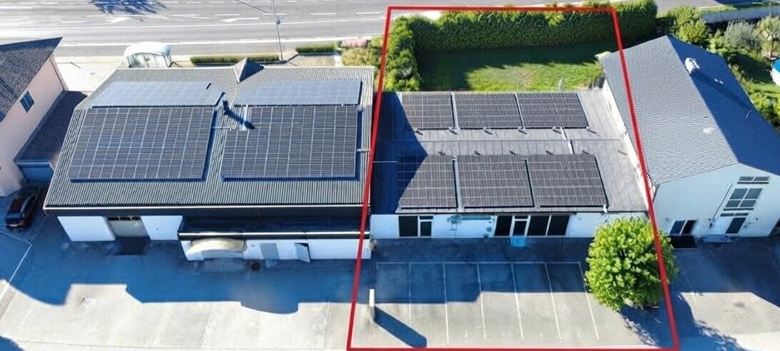 Erweiterung: Verkaufsraum mit Büro, Halle 1