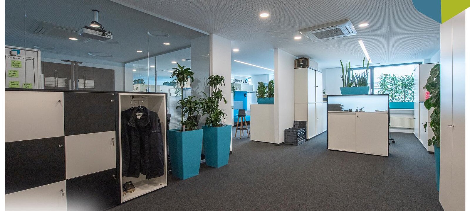Eingangsbereich im Büro Eingangsbereich im Büro