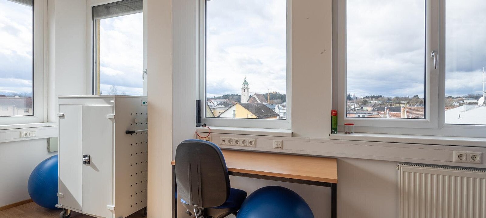 das Ortszentrum im Blick