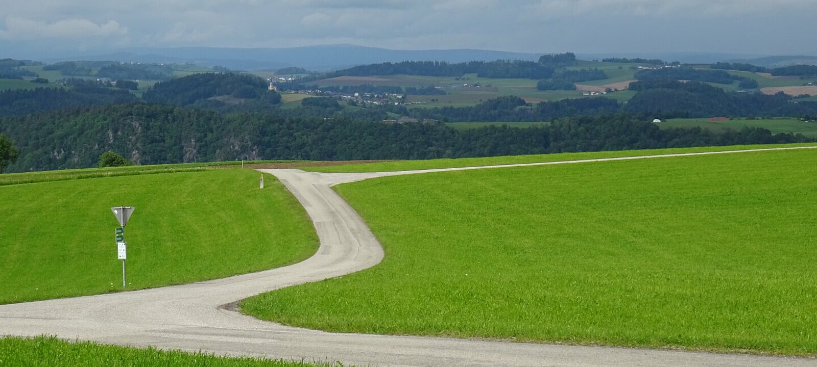 Fernblick bis Tschechien