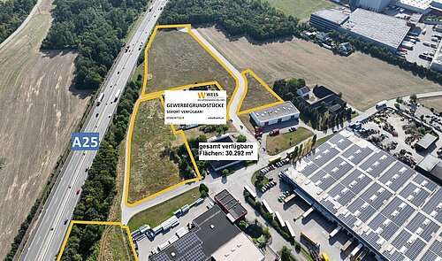 verfügbare Grundstücke Projekt Terminal