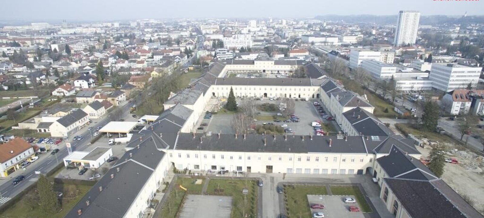 Luftbild Dragoner Höfe