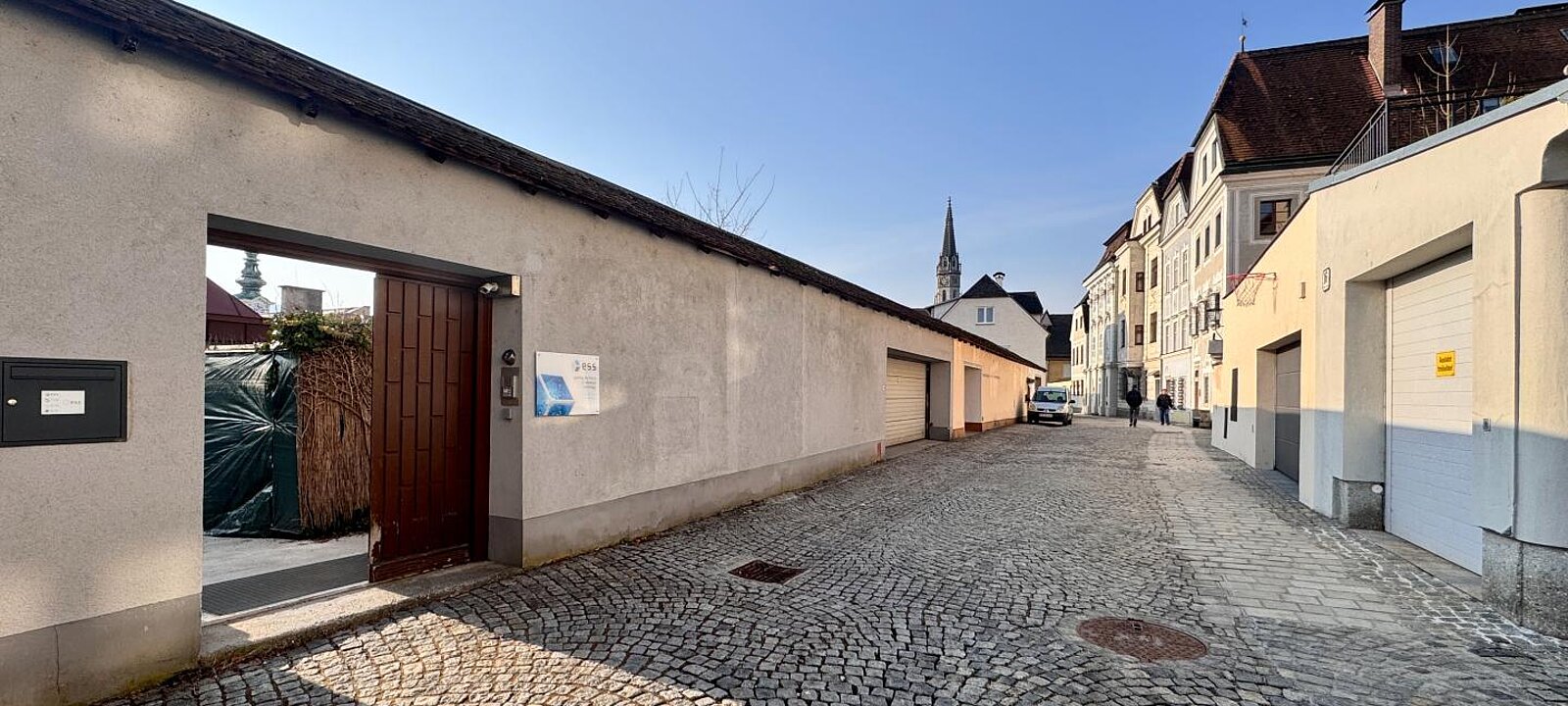 Zugang über Berggasse Zugang über Berggasse