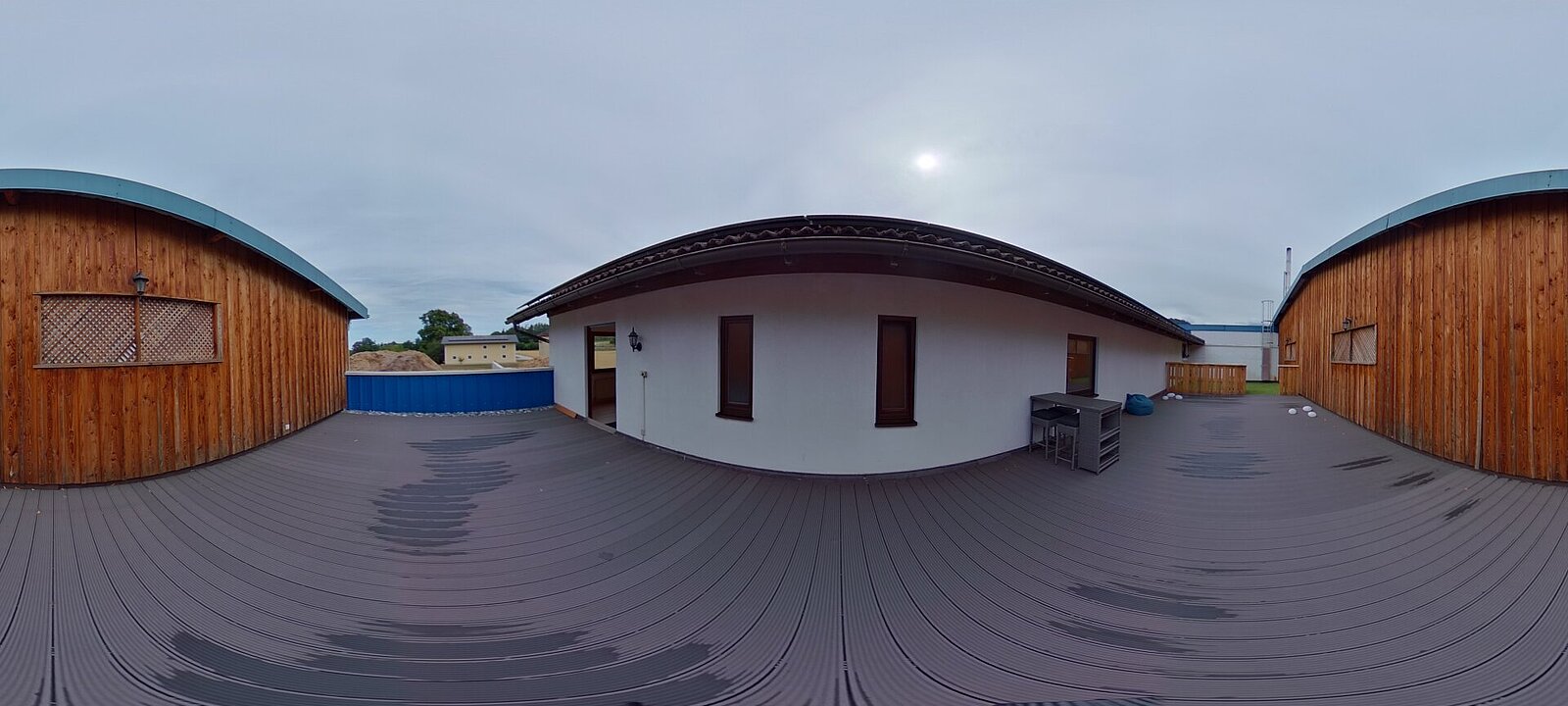 riesige Terrasse riesige Terrasse