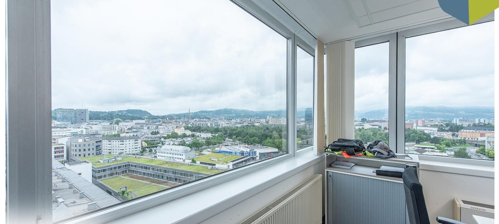 12. OG Blick nach Nordwesten 12. OG Blick nach Nordwesten