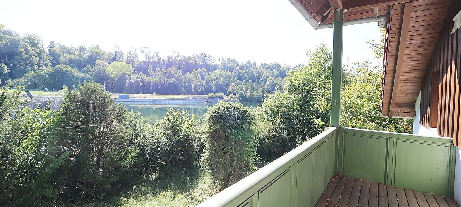 Blick vom Balkon