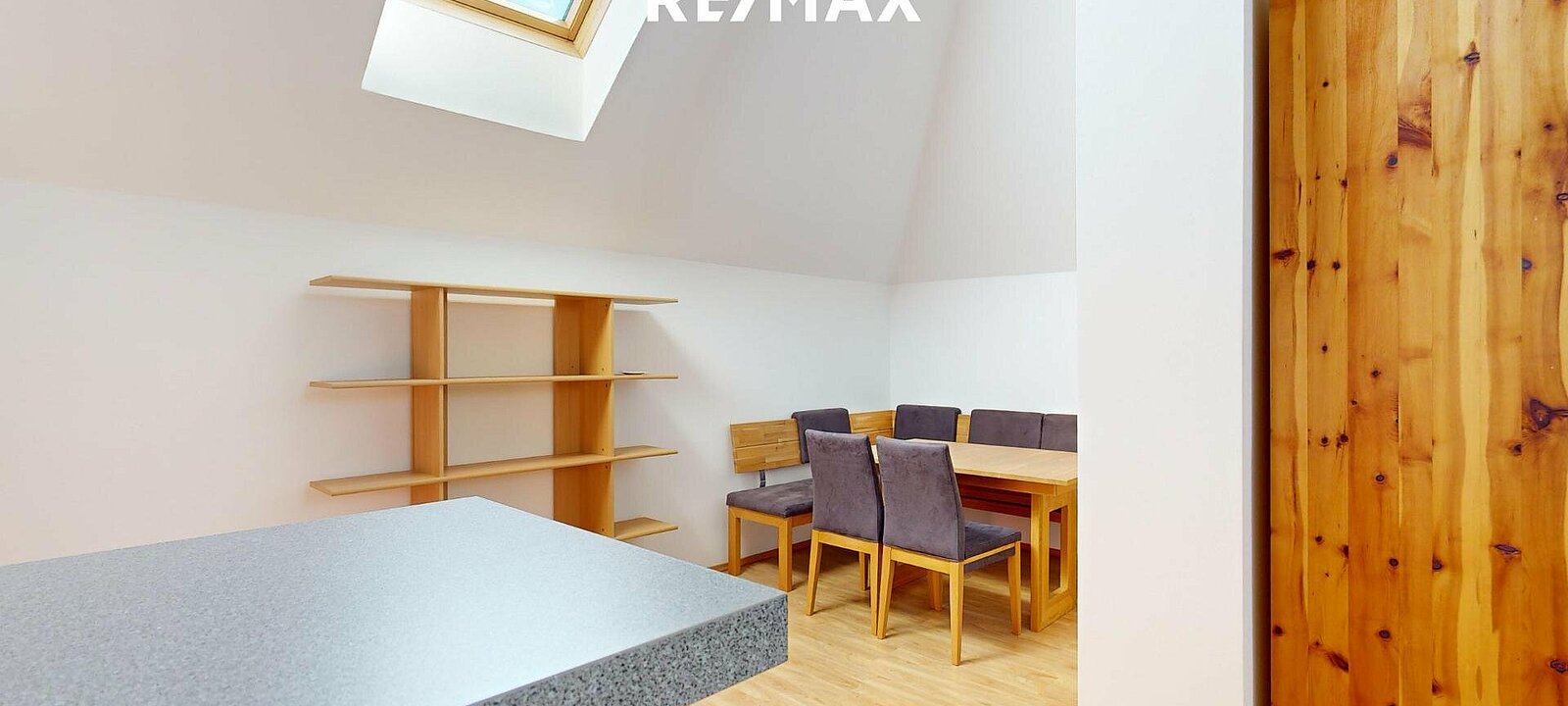 Essbereich im Dachgeschoss