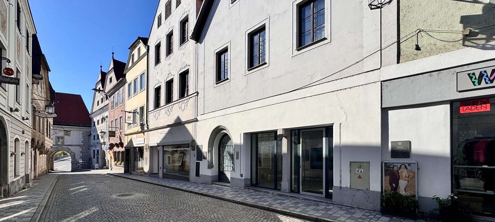 Grünmarkt 18 mit Blick zum Neutor