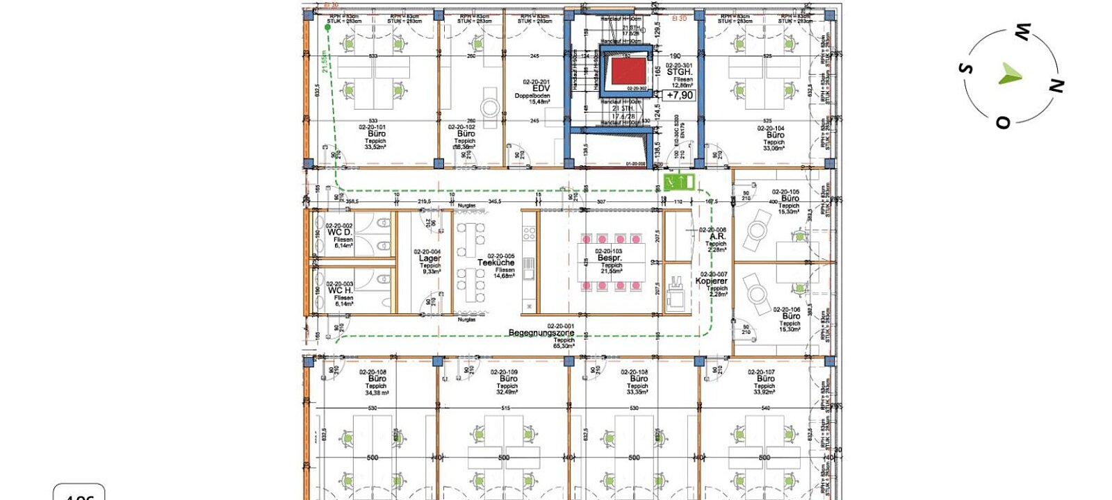 Planskizze 2.OG Planskizze 2.OG