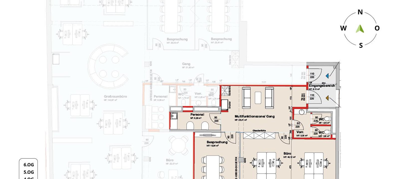 Planskizze Büro 2 - Variante 2 Planskizze Büro 2 - Variante 2