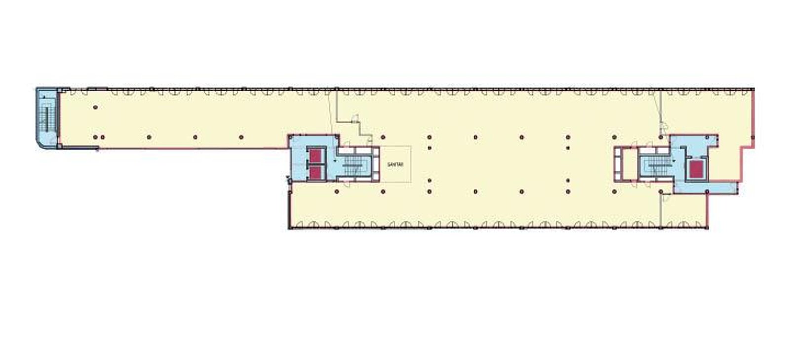 Techbase BT1, 1.OG, Grundriss
