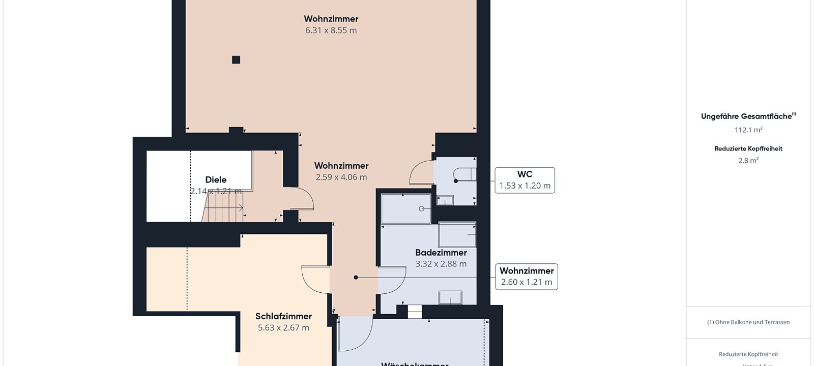 Grundrissplan Dachgeschoss Grundrissplan Dachgeschoss