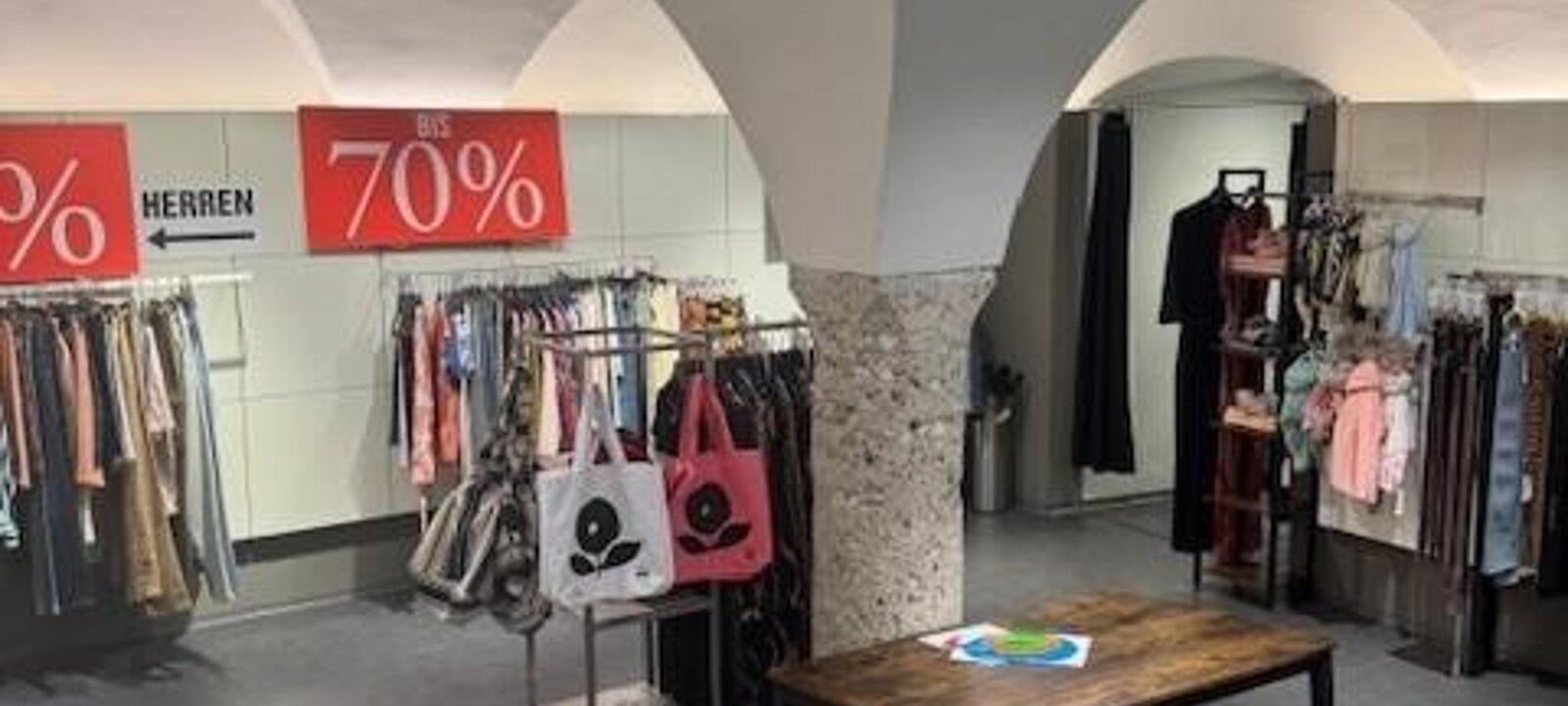 Foto Verkaufsebene rückwärtig
