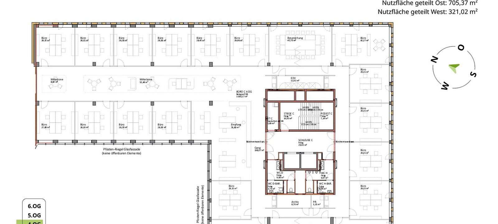 Planskizze Büro 4.OG Vorschlag Planskizze Büro 4.OG Vorschlag