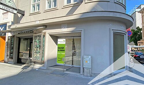 Eingang Geschäftslokal