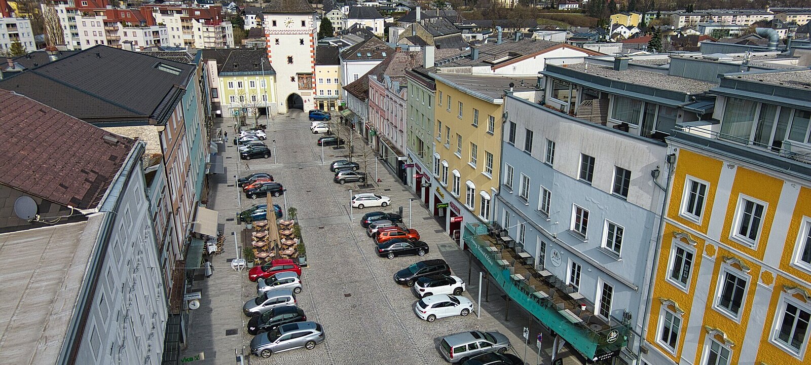 Stadtplatz - unterer Stadtturm DJI_0754