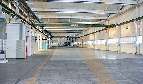 Halle I innen