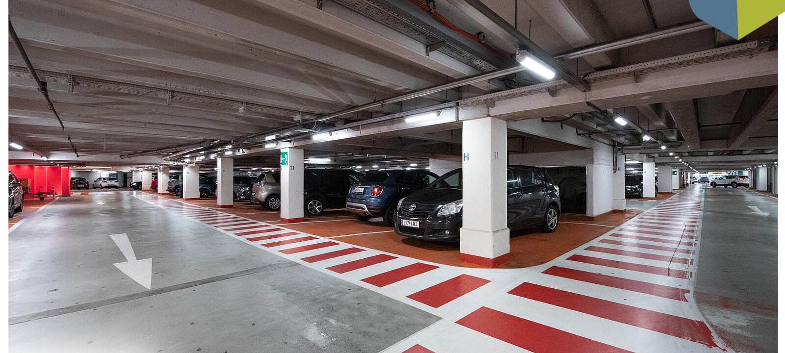 Tiefgarage Einkaufszentrum