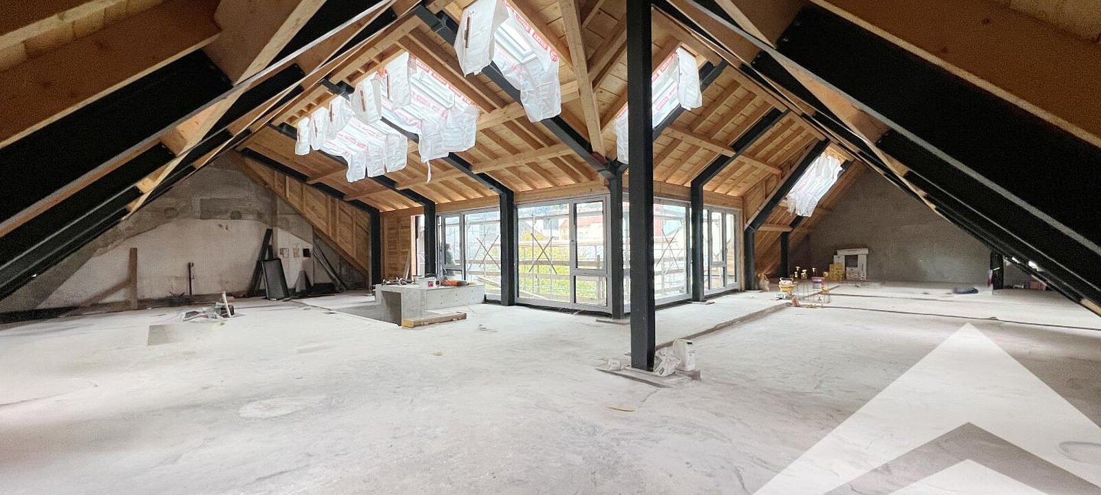 Baufortschritt Dachgeschoss