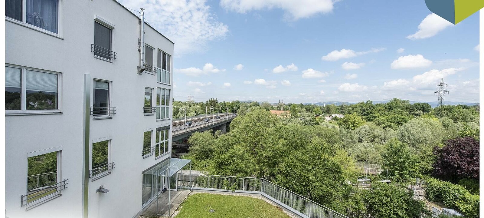 Blick Richtung Traunbrücke