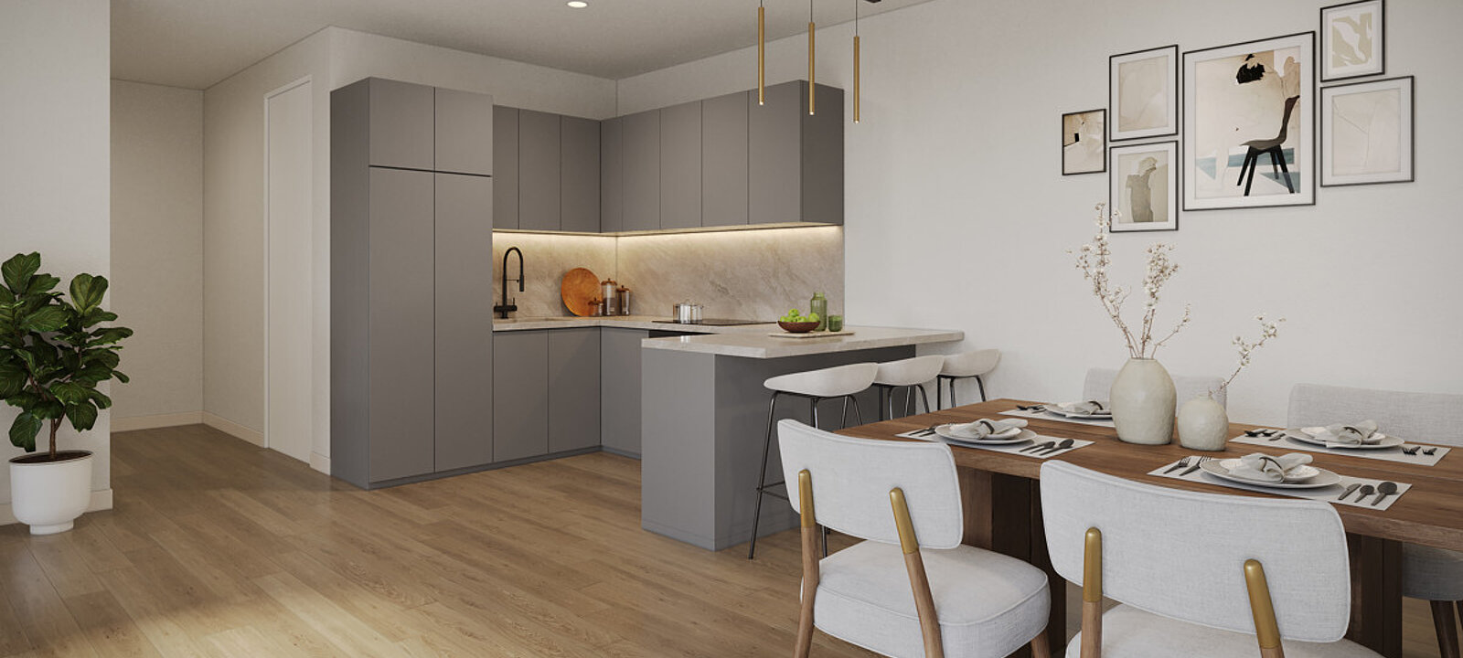 Küche/ Esszimmer Küche/ Esszimmer