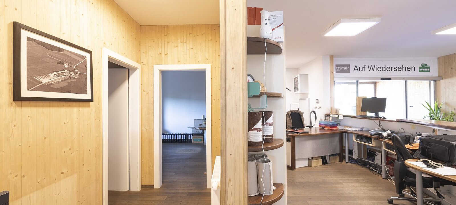 Empfang-Büro - hinter den Kulissen