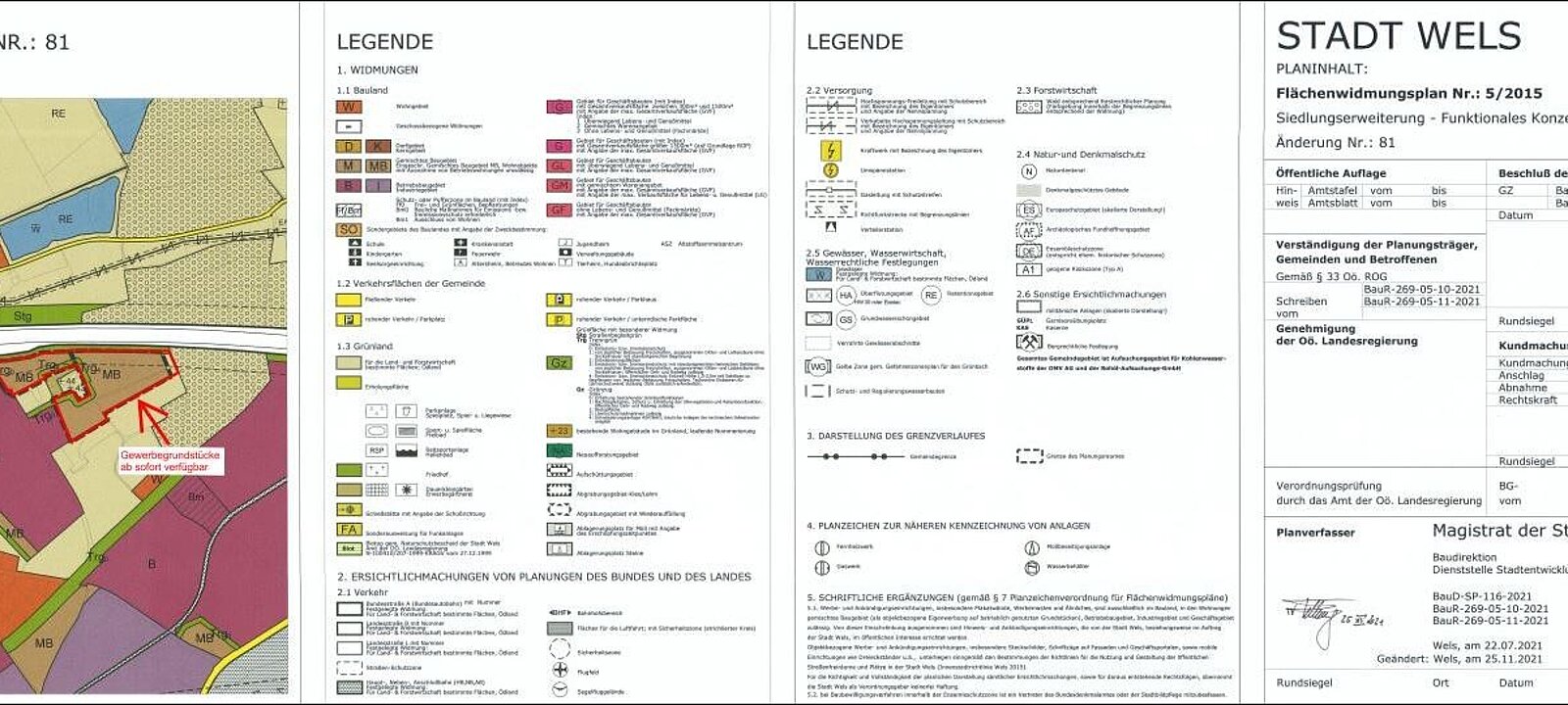 Flächenwidmung