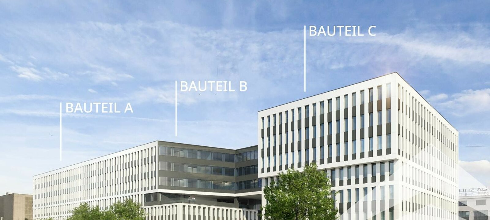 Ansicht Hafenportal Visualisierung Bauteile