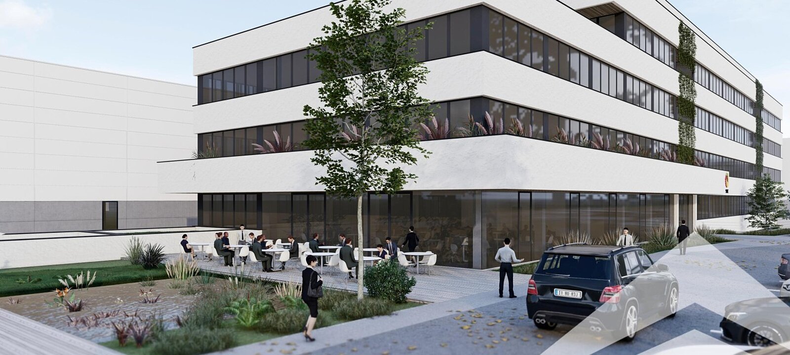 Visualisierung Bürogebäude Visualisierung Bürogebäude