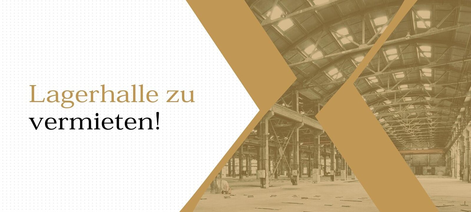Lagerhalle zu vermieten! Lagerhalle zu vermieten!