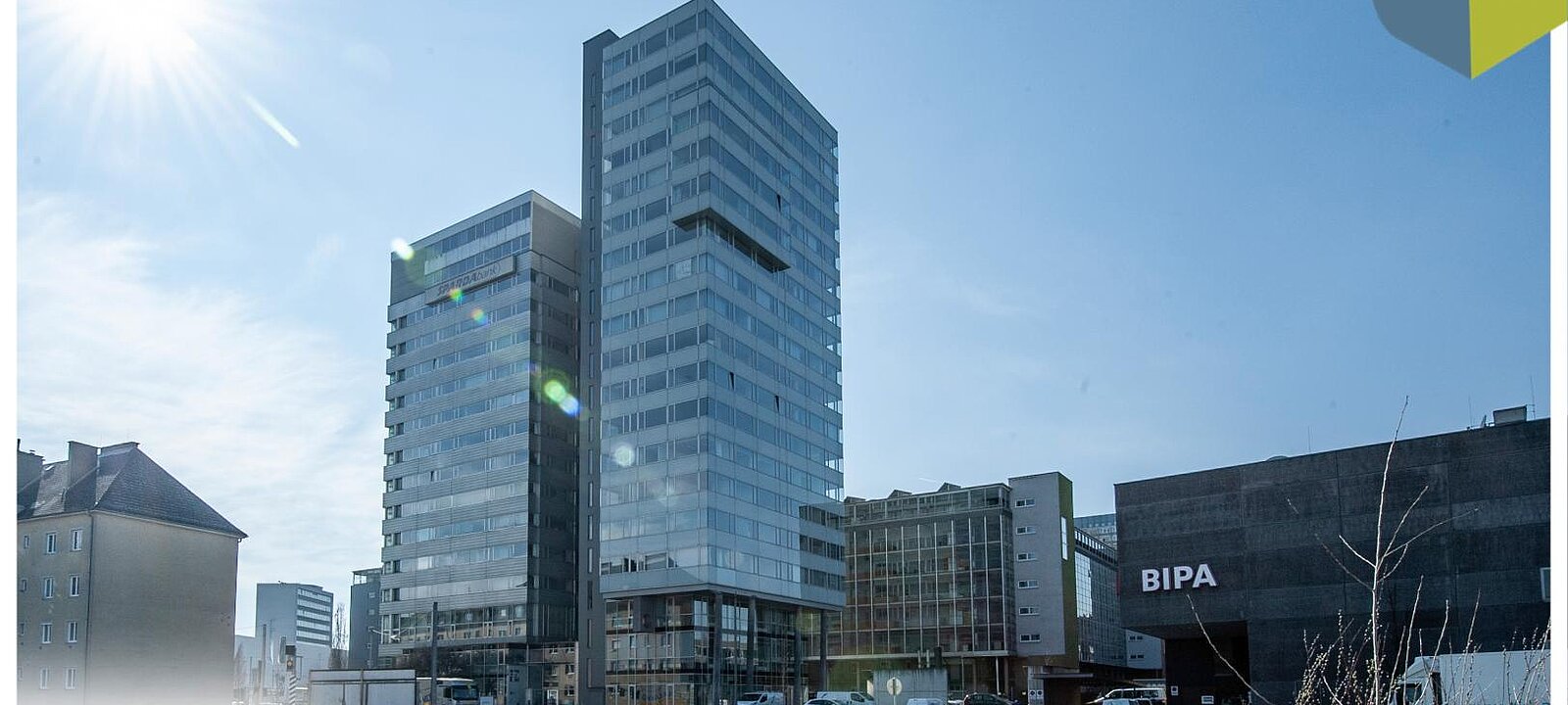 Der City Tower II - Ansicht außen