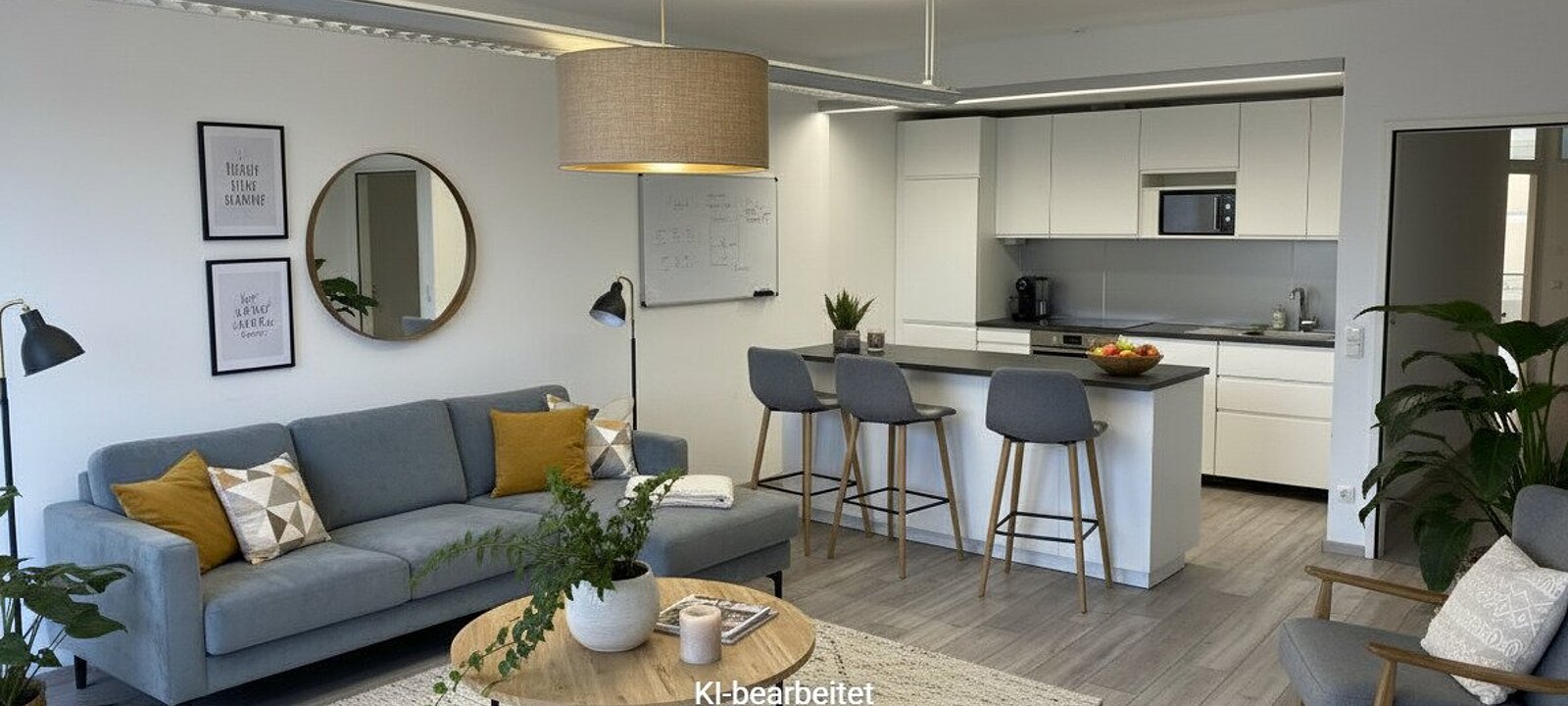 Visualisierung Küche Aufenthaltsraum