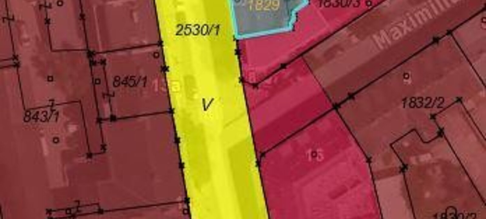 Grunstücksplan+Flächenwidmung Grunstücksplan+Flächenwidmung