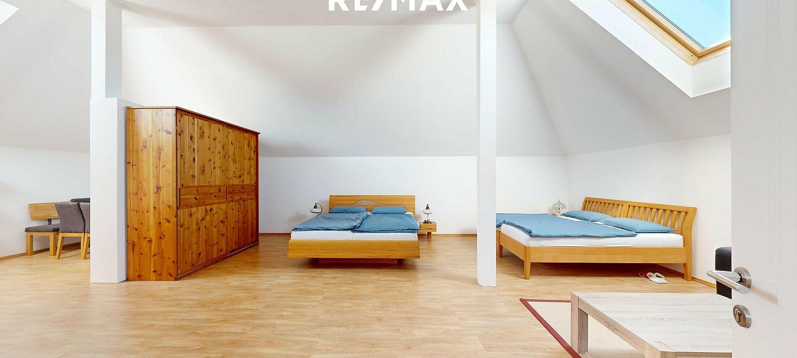 Ansicht 2 Wohn- Essbereich im Dachgeschoss