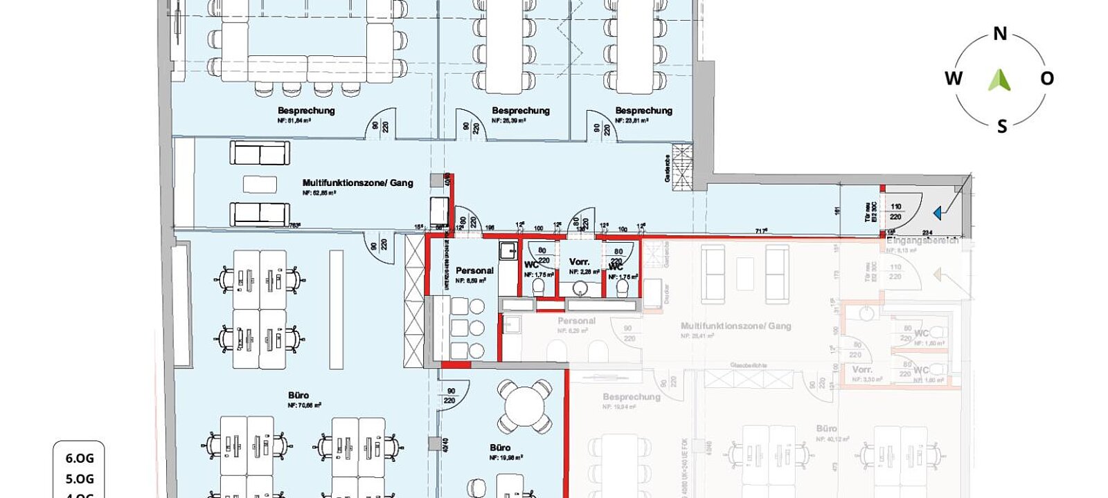 Planskizze Büro 1 - Variante 1 Planskizze Büro 1 - Variante 1