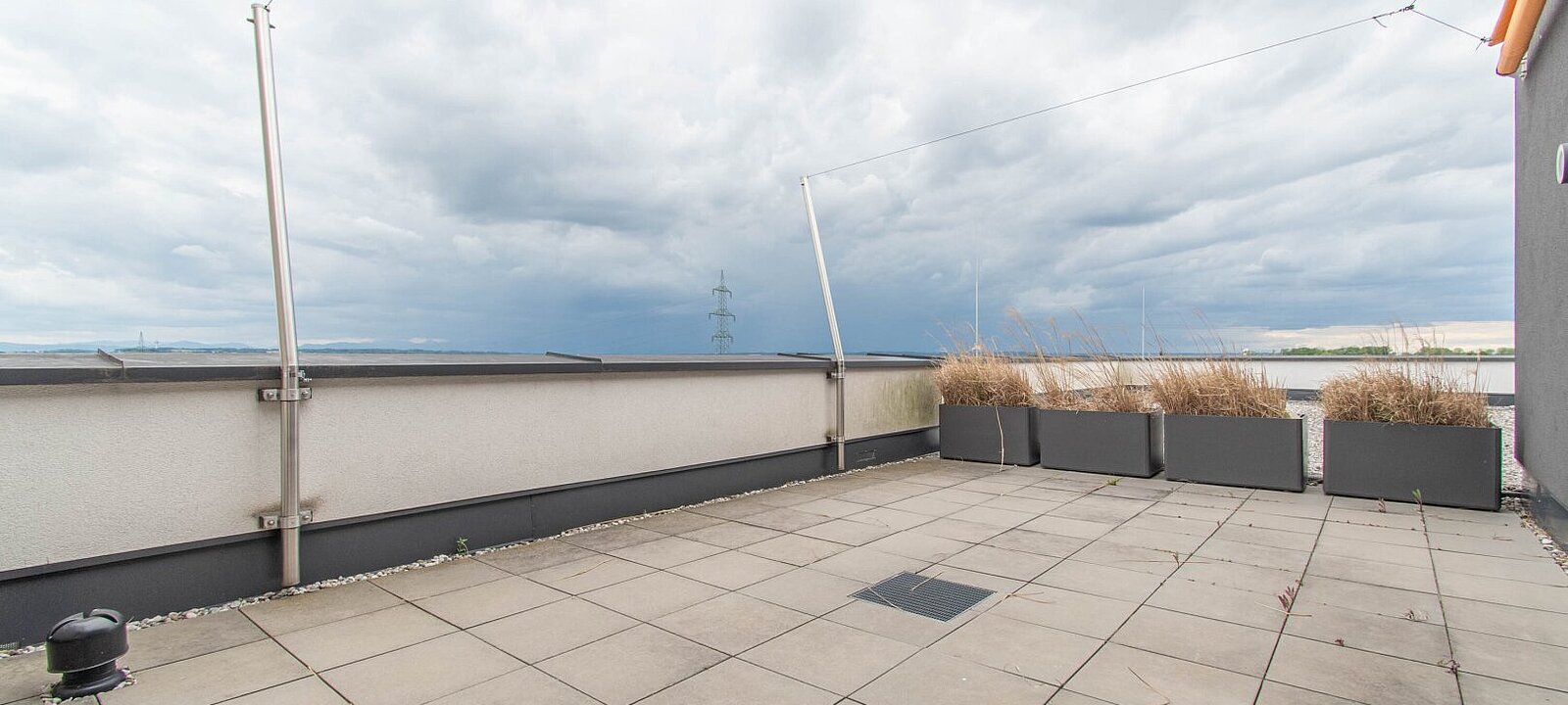 Dachterrasse ohne Sonnenschutz Dachterrasse ohne Sonnenschutz
