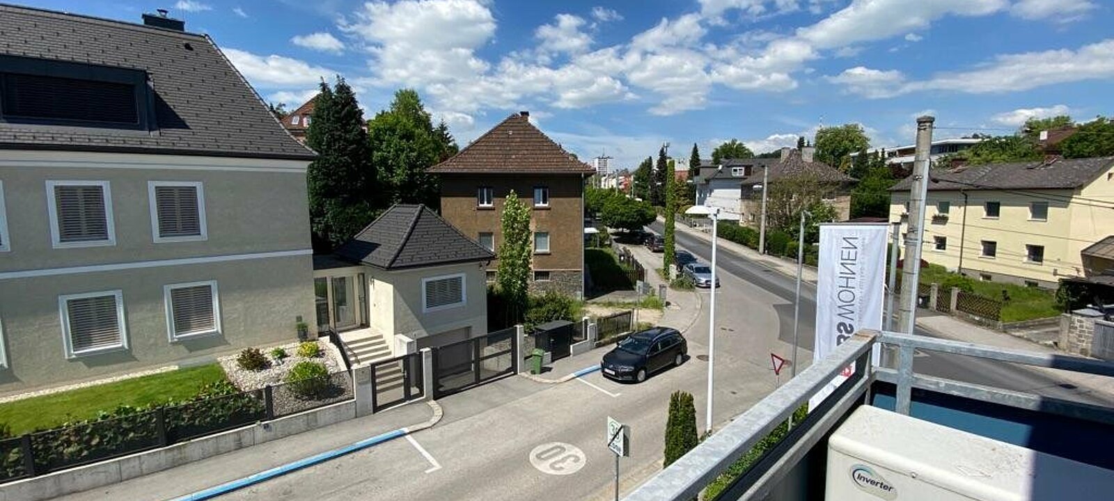 Ausblick Balkon